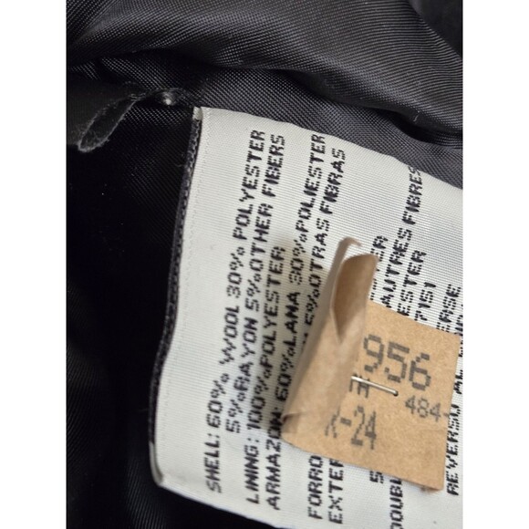 Kenneth Cole Coat Womens 14 Black Wool Blend Winter Old Money Classy Timeless - Picture 10 of 10